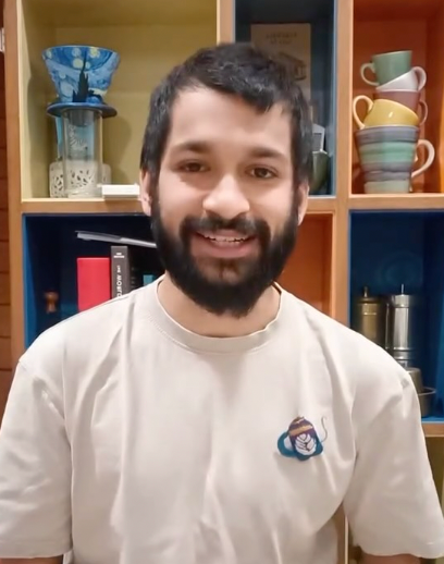 Anish Kale, founder of Homemade Barista and specialty coffee educator in India